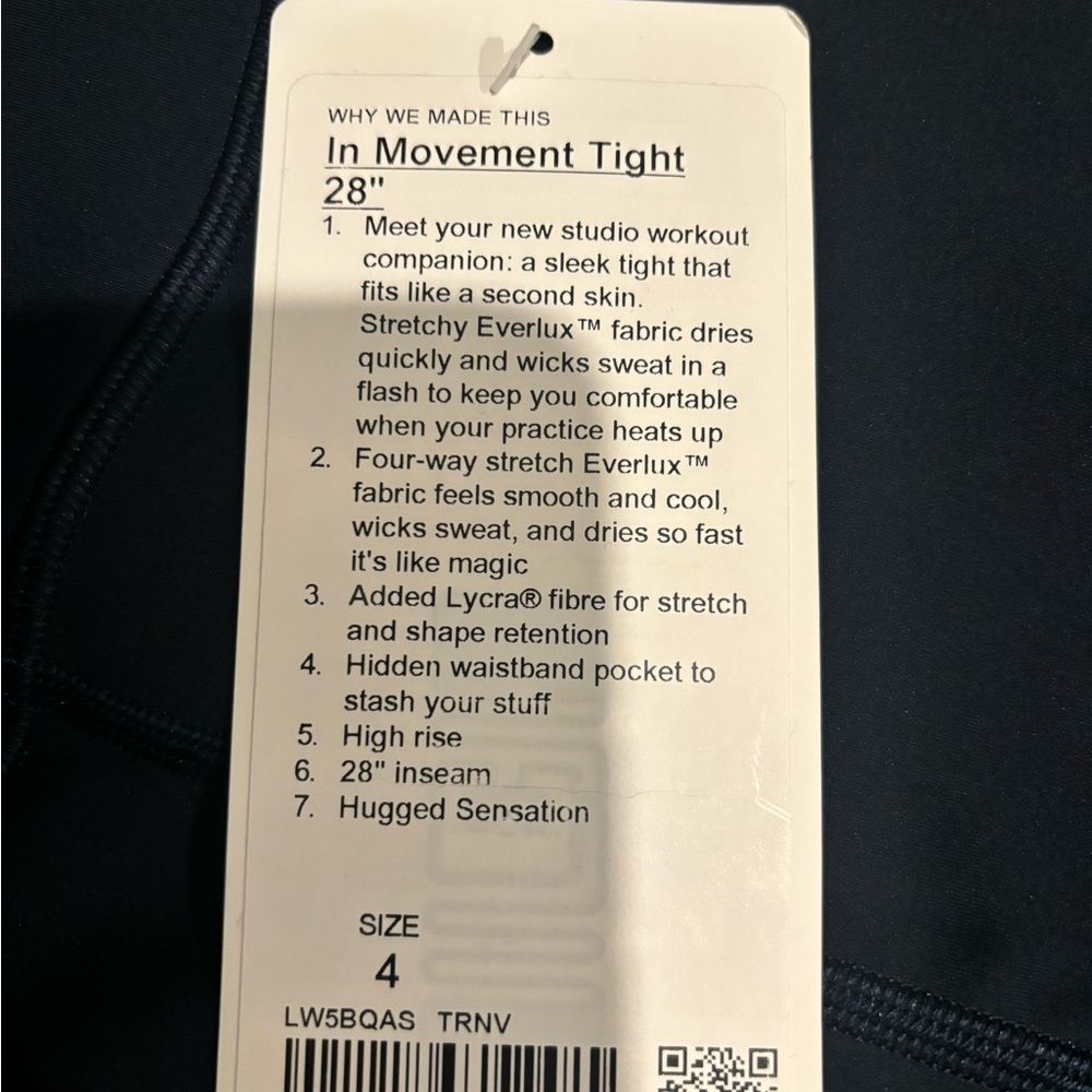 Lululemon in-movement tights